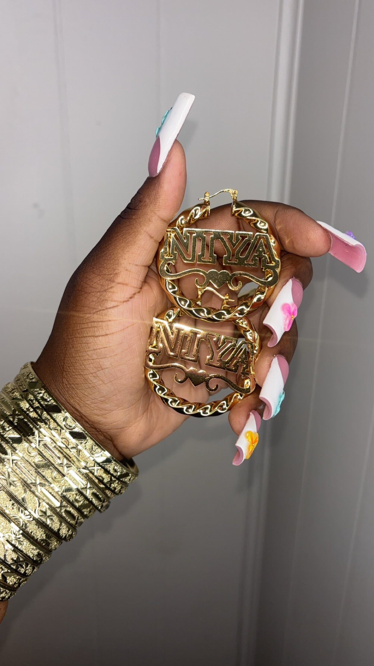 Custom Name Hoops